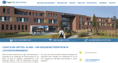 Desktop Screenshot of capio-elbe-jeetzel-klinik.de